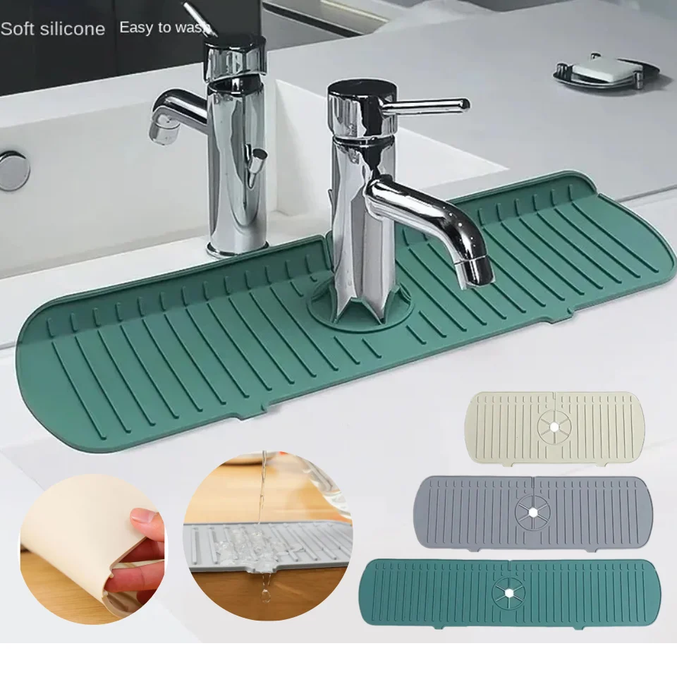 Kitchen Faucet Splash Pad Sili - Silicone Tap Washer 评论和价格
